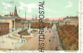 Wien Vienna AUSTRIA~FRANZENSRING~1900s Postcard - £7.19 GBP