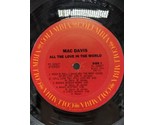 Mac Davis All The Love In The World Vinyl Record - $9.89