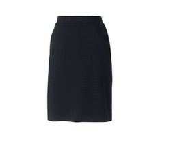 Lands End Women&#39;s Ponte Straight Skirt Black New - £19.53 GBP