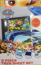 Nickelodeon PAW Patrol Kids 3 Piece Twin Sheet Set, Blue - £26.10 GBP