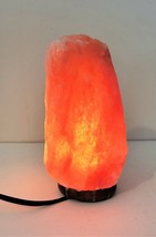 Himalayan Crystal Rock Salt Lamp 8.5&quot; Tall 5.5&quot; wide - £10.50 GBP