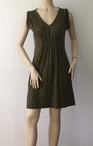 Ann Taylor LOFT Petites 100% Cotton Olive Green Pullover Casual Dress (Size MP) - £15.94 GBP