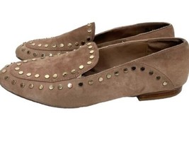 Bleeker And Bond Suede Blush Gold Accent Loafers Sz 9 - Workwear, Casual... - $47.03
