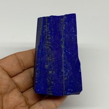 214.3g, 3.3&quot;x1.8&quot;x0.9&quot;, High Grade Natural Rough Lapis Lazuli @Afghanistan,B3268 - £339.49 GBP