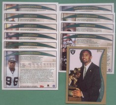 1998 Topps Oakland Raiders Football Team Set  - £2.35 GBP