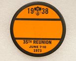 Vintage Pinback Button OSU Oregon State Beavers Class of 1938 35th Reuni... - $19.79