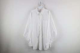 Vintage 90s Brooks Brothers Mens 18 36 Original Cotton Button Down Shirt White - $44.50