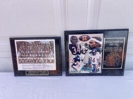 Walter Payton #34 NFL Chicago Bears Career Stats &amp; 85 Super Bowl XX Cham... - $197.99