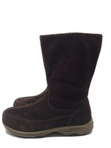 Easy Spirit Womens Boots Travelogues Brown Suede Leather Side Zipper Size 8.5 - £17.12 GBP