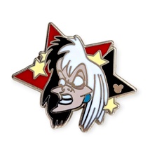 101 Dalmatians Disney Pin: Cruella De Vil Star Characters - £6.82 GBP