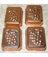 Aluminum Jello Molds-Copper Color- Grapes - Set of 4- USA - £8.97 GBP