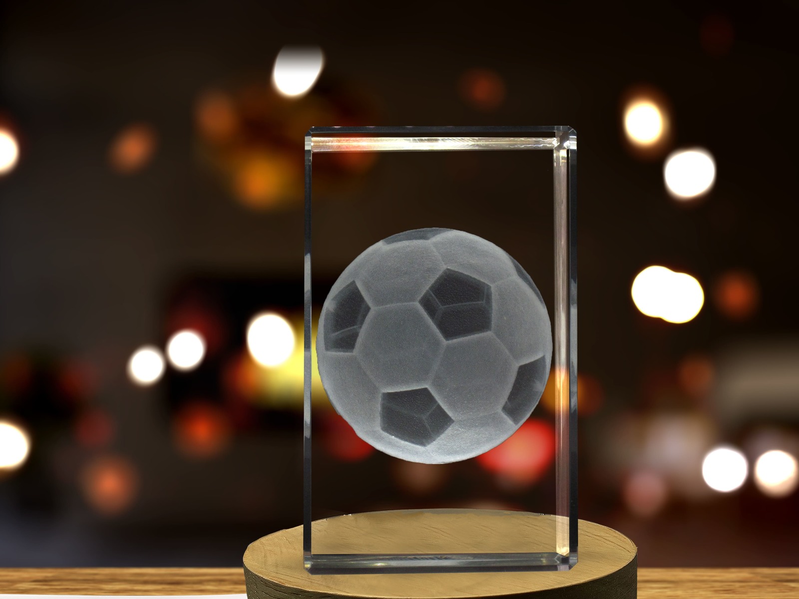 LED Base included | Handball 3D Engraved Crystal 3D Engraved Crystal Keepsake