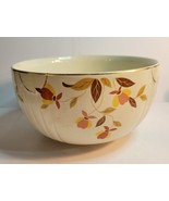Hall&#39;s Superior Large Mixing Bowl 8.5&quot; Wide Jewel Tea Autumn Leaf - €34,02 EUR