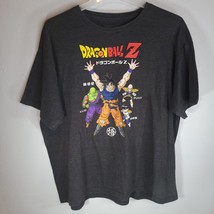 Dragon Ball Z Mens Shirt 2XL Dark Gray Ripple Junction Anime Graphic Tee - $14.96