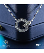 [M012] Luxury 925 Silver Moissanite Necklace | Rhodium Finish - $140.00