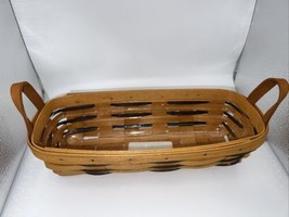 1996 Longaberger Basket MULTI STAMPED AND SIGNED Comes With Protector - $30.00