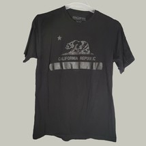 California Republic Mens Shirt Large Ring of Fire Brand Adult Bear Casual - $12.98