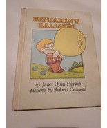 Benjamin&#39;s Balloon-HC-Janet Quin-Harkin-1978-1st pr-Parents Magazine - £14.93 GBP