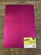 Pop! Foam Sheet 9x12” Pink Metallic - $11.76