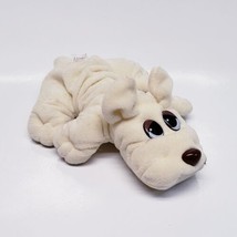 Pound Puppies Mini 1995 Vintage Cream Colored Dog Plush Stuffed Animal Toy - £7.84 GBP