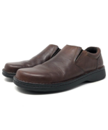 Lands End All Weather Leather Slip On Mens 9 Brown Casual Comfort Walkin... - £17.22 GBP