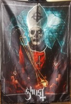 GHOST Pope Emeritus II FLAG CLOTH POSTER BANNER CD HEAVY METAL - $20.00