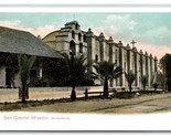 San Gabriel Archangel Mission CA California UNP UDB Postcard S24 - £2.32 GBP