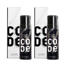 Wild Stone Code Chrome No Gas Body Perfume for Men  ( Pack of 2)120Ml  - $33.55