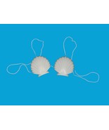 HAWAIIAN SEA SHELL SEASHELL BRA MERMAID LUAU COSTUME BIKINI TOP PLASTIC ... - $146.13 MXN
