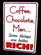 Some Things Better Rich -*US Made* Embossed Sign -Man Cave Garage Bar Wall Decor - £12.45 GBP