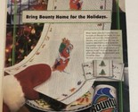 1998 Bounty Holiday Christmas Vintage Print Ad Advertisement pa13 - £5.52 GBP