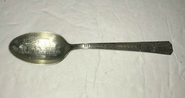 1939 New York World&#39;s Fair Souvenir Spoon Administration Building Silverplate 6&quot; - $4.15