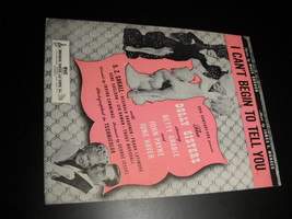 Sheet Music I Can&#39;t Begin To Tell You From The Dolly Sisters 1945 Grable Haver - £7.10 GBP