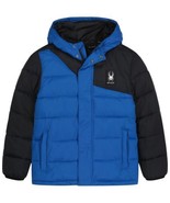 MSRP $149 Spyder Big Boys Color Block Puffer Jacket Old Glory Blue Size ... - $113.85