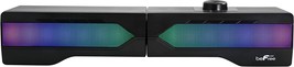 Gaming Dual Soundbar From Befree With Rgb Led Lighting In Black. - £34.24 GBP