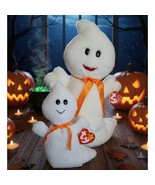 Spooky The Ghost Ty Beanie Baby and Buddy Set Retired 4th Gen MWMT Hallo... - €25,89 EUR