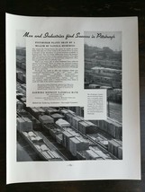 Vintage 1936 Farmers Deposit National Bank Pittsburgh Full Page Original... - $6.64