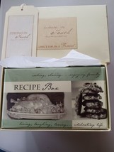&quot;Once Upon a Family &quot; Recipe Box, 6-6×4&#39; divider cards, Vintage - $22.00