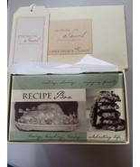 &quot;Once Upon a Family &quot; Recipe Box, 6-6×4&#39; divider cards, Vintage - $22.00