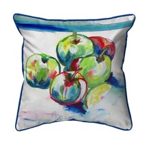 Betsy Drake Green Apples Small Pillow 12x12 - £39.51 GBP