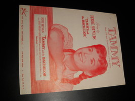 Sheet Music Tammy And The Bachelor Debbie Reynolds Leslie Nielson 1957 B... - $8.99