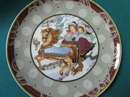 Heinrich Germany Collector Plate Once Upon A Rhyme Over The River - $54.45