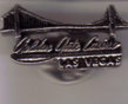 Golden Gate C ASIN O Las Vegas Vintage Pewter Pin - £5.55 GBP