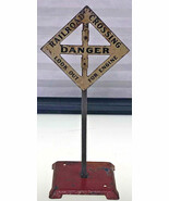 American Flyer Railroad Crossing Sign - $562.22 MXN