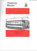 Tramway Review Magazine Vol. 12 No. 94 Summer 1978 RIP Van Winkle SN - £3.09 GBP