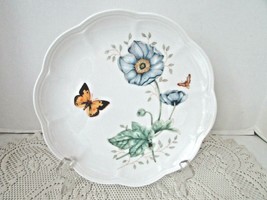 LENOX BONE CHINA LUNCHEON SALAD PLATE BUTTERFLY MEADOW LAURIE LE LUYER 9&quot; - $221.77 MXN