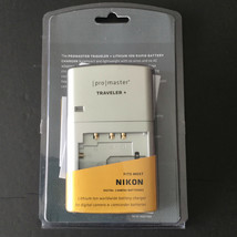 ProMaster Traveler+ Battery Charger Fits Most Nikon Batteries ~ NEW, SEALED - $37.96