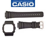 Genuine Casio G-Shock GWB-5600AR-1 Black Watch Band &amp; Black Bezel Rubber... - $42.95