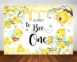 So Sweet To Bee One Party Backdrop For First Bee-Day Bee 1St Birthday Pa... - $31.99