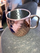 Hagestad Pure Copper Hammered Mug Moscow Mule Light Patina - £8.31 GBP